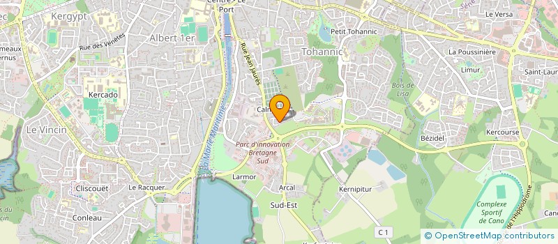 localisation de l'entreprise APPARTEMENT TOHANNIC à VANNES