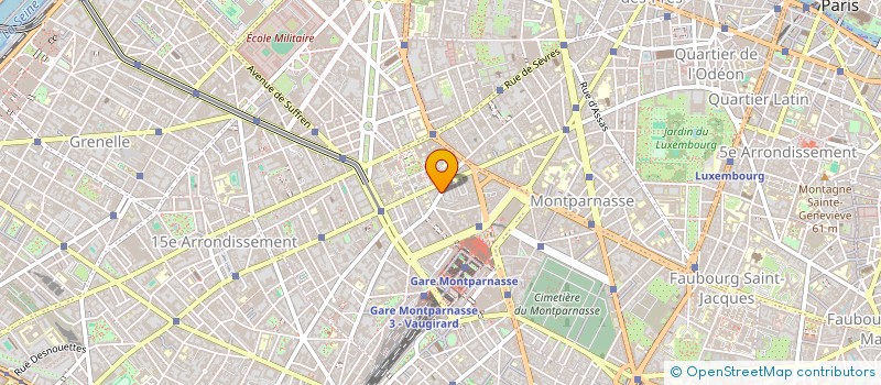 localisation de l'entreprise APPARTEMENTS-BUREAUX-DECORATION à PARIS