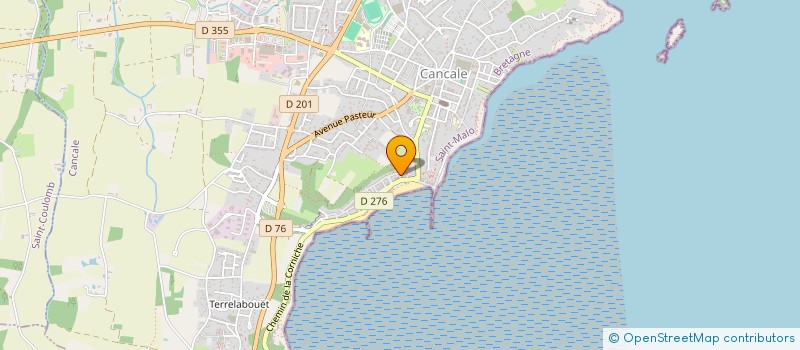 localisation de l'entreprise APPARTEMENTS DE LA HOULE  CANCALE