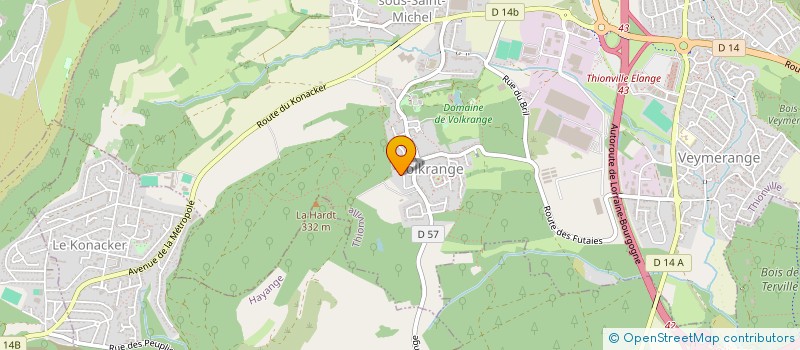 localisation de l'entreprise APPARTEMENTS VOLKRANGE à THIONVILLE