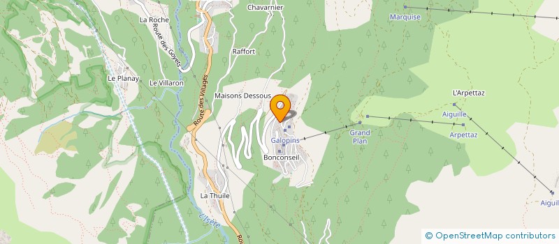 localisation de l'entreprise APPARTF104 SAINTE-FOY-TARENTAISE  SAINTE-FOY-TARENTAISE