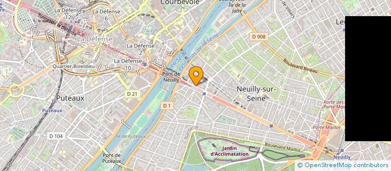 localisation de l'entreprise APPARTOO à NEUILLY-SUR-SEINE