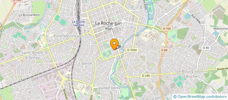 localisation de l'entreprise APPARTS SUR YON à LA ROCHE-SUR-YON