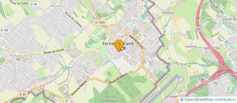 localisation de l'entreprise APPARTSGLYCINE à FERNEY-VOLTAIRE