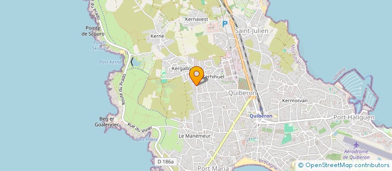 localisation de l'entreprise APPARTVILLAGE à QUIBERON