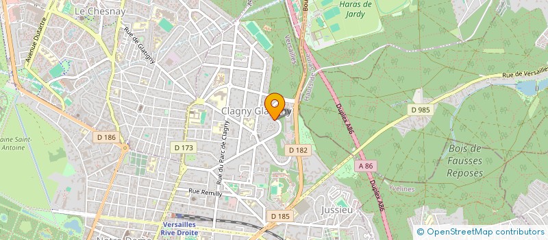 localisation de l'entreprise APPAWOOSA à VERSAILLES