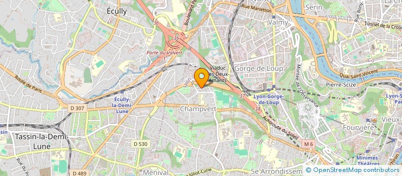 localisation de l'entreprise APPCAMPUS  VILLEURBANNE