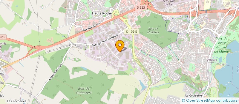 localisation de l'entreprise APPCELL  BEAUCOUZE