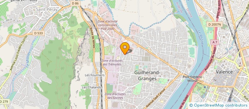 localisation de l'entreprise APPED à SAINT-PERAY