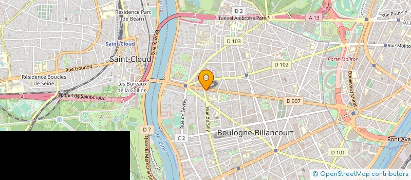 localisation de l'entreprise APPEL A LA BONTE ET A LA CHARITE à BOULOGNE-BILLANCOURT