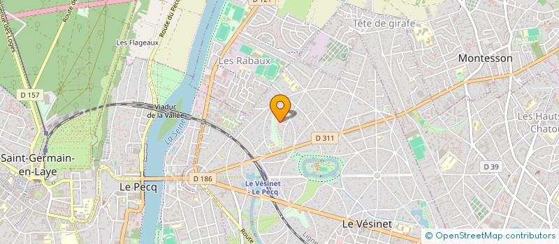 localisation de l'entreprise APPEL A SONS CONTROLES  LE VESINET