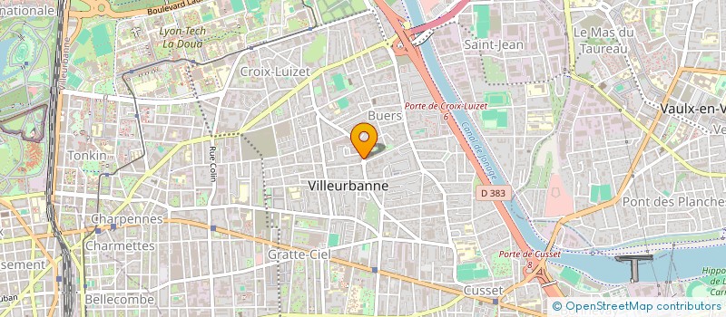 localisation de l'entreprise APPEL AMBULANCES  VILLEURBANNE