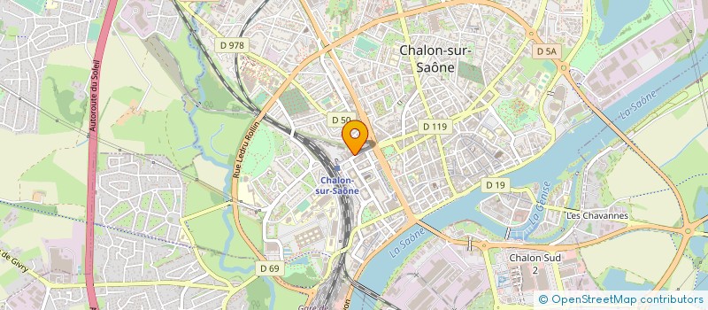 localisation de l'entreprise APPEL CUISINES à CHALON-SUR-SAONE