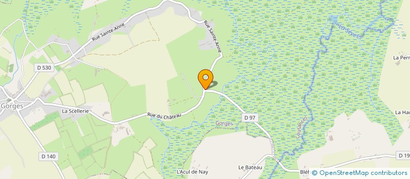 localisation de l'entreprise APPEL D'ART  GORGES