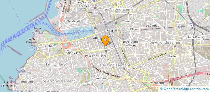 localisation de l'entreprise APPEL SOLIDARITE  MARSEILLE