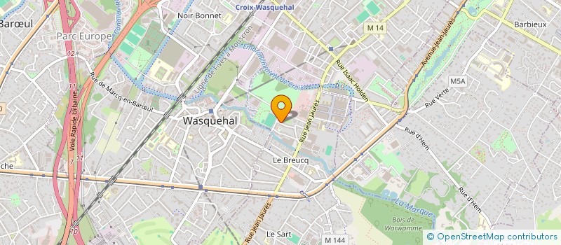 localisation de l'entreprise APPEL TRANSPORT CHAUFFEURS LILLE  VILLENEUVE-D'ASCQ