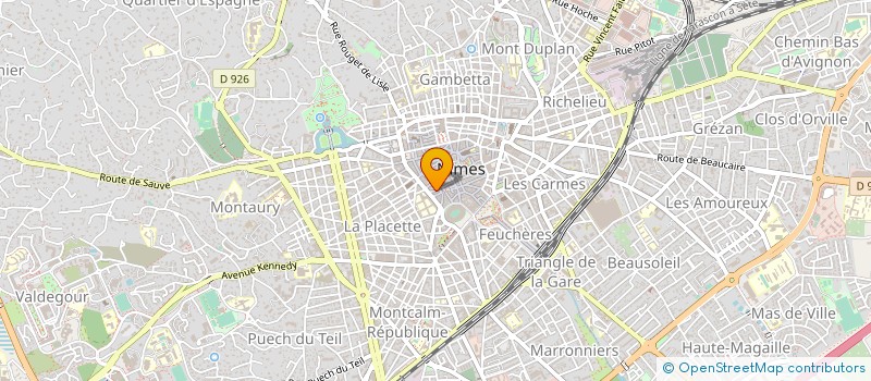 localisation de l'entreprise APPERCEL  NIMES