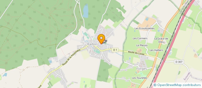 localisation de l'entreprise APPERT à ECOUVES