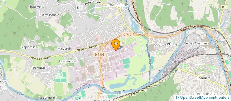 localisation de l'entreprise APPERT LIMOUSIN  MARSAC-SUR-L ISLE