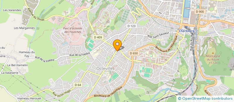 localisation de l'entreprise APPETIT SERVICE  CHERBOURG-EN-COTENTIN