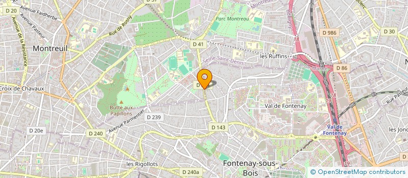 localisation de l'entreprise APPETITS ET ASSOCIES à FONTENAY-SOUS-BOIS