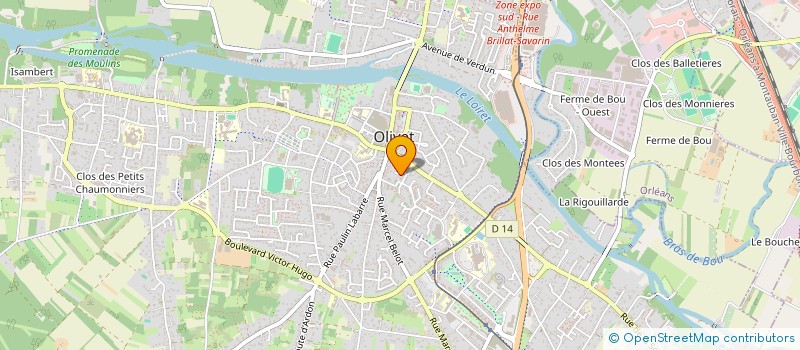 localisation de l'entreprise APPETITS ET SERVICES à OLIVET