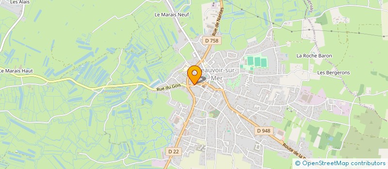 localisation de l'entreprise APPI  BEAUVOIR-SUR-MER