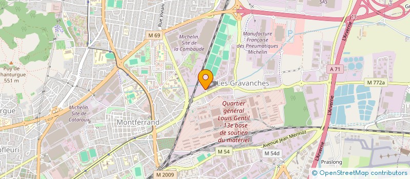 localisation de l'entreprise APPIA AUVERGNE à CLERMONT-FERRAND