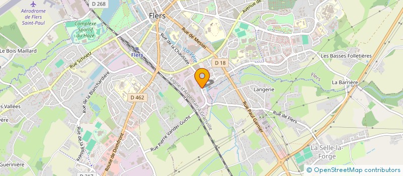 localisation de l'entreprise APPIA LIANTS OUEST à FLERS
