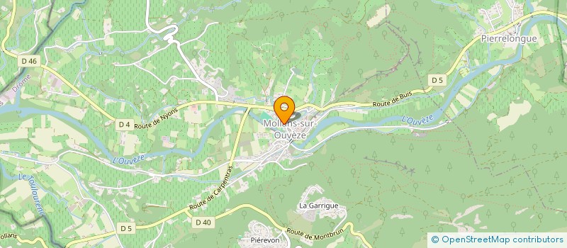 localisation de l'entreprise APPIUS à MOLLANS-SUR-OUVEZE