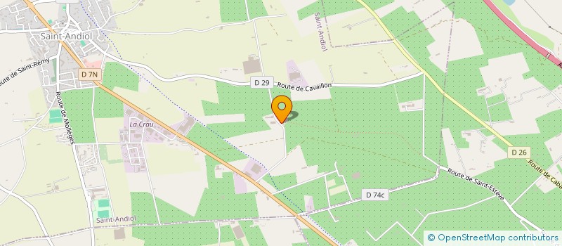 localisation de l'entreprise APPLE AND CO  SAINT-ANDIOL