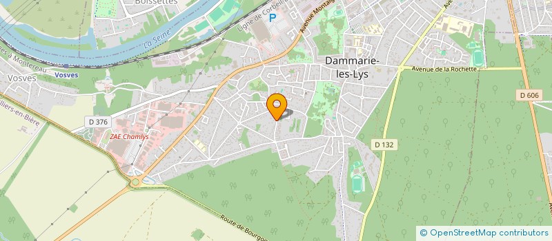 localisation de l'entreprise APPLE CANDY à DAMMARIE-LES-LYS