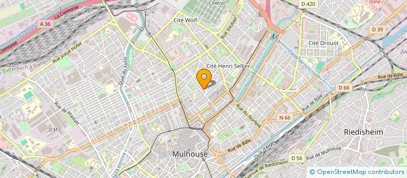 localisation de l'entreprise APPLE IMMO - MULHOUSE 7P  MULHOUSE