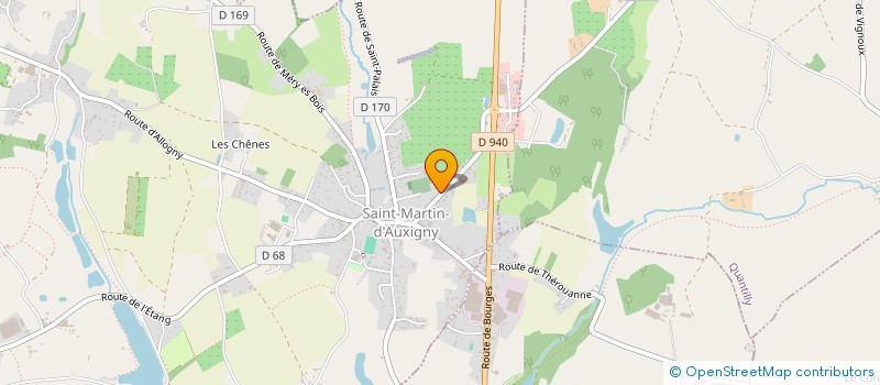 localisation de l'entreprise APPLE J.B.  SAINT MARTIN D'AUXIGNY