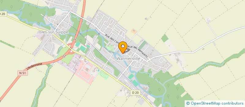 localisation de l'entreprise APPLE PIE  WARMERIVILLE