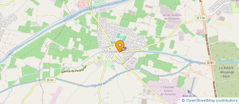 localisation de l'entreprise APPLI'CAT  TORREILLES