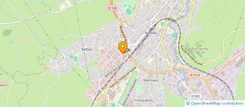 localisation de l'entreprise APPLI'CHAPE CANTAL à VIC-SUR-CERE
