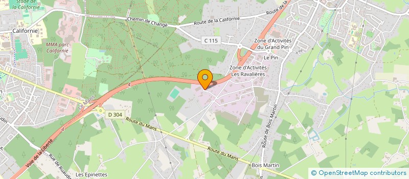 localisation de l'entreprise APPLI COULEURS  CHANGE