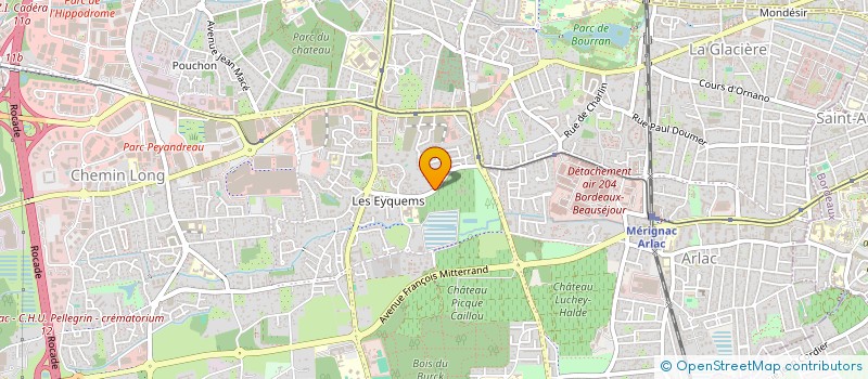 localisation de l'entreprise APPLIC ELECTR GEN INDUSTRIELLES SARL à MERIGNAC