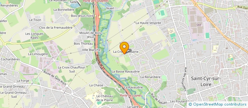 localisation de l'entreprise APPLIC MODERNES EQUIP ELECTRIQUES à SAINT-CYR-SUR-LOIRE