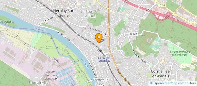 localisation de l'entreprise APPLIC POMPES A CHALEUR CLIM à LA FRETTE-SUR-SEINE