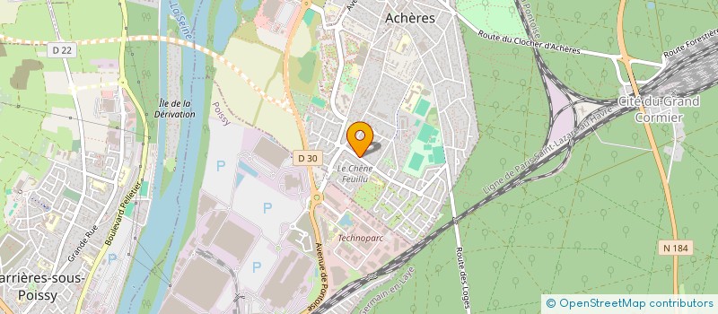 localisation de l'entreprise APPLIC PROCEDES GIESLER SOC à ACHERES