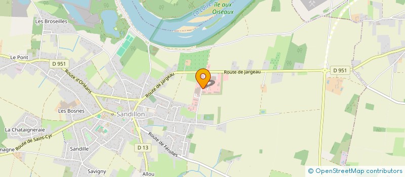 localisation de l'entreprise APPLIC RESINE SARL à SANDILLON