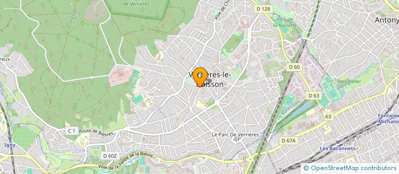 localisation de l'entreprise APPLIC SAS à VERRIERES-LE-BUISSON