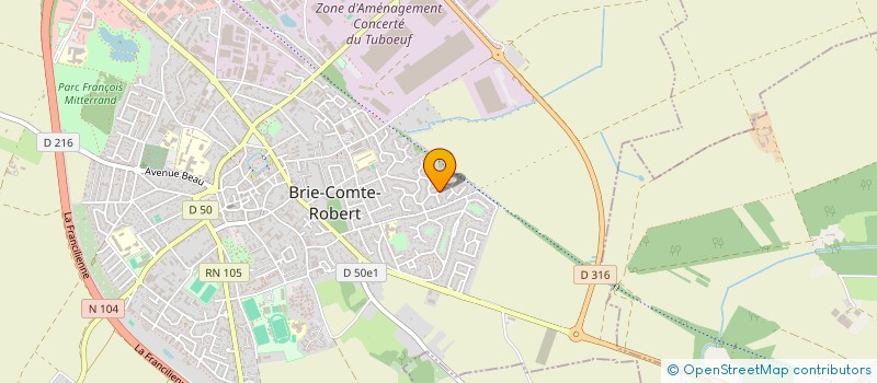 localisation de l'entreprise APPLIC TECHNIQUES DANS LA CONSTRUCTION à BRIE-COMTE-ROBERT