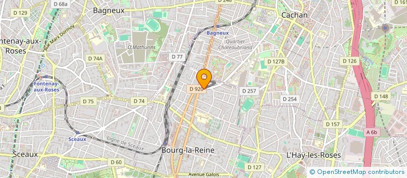 localisation de l'entreprise APPLIC TECHNIQUES DEVELOPPEMENT METHODES à BOURG-LA-REINE