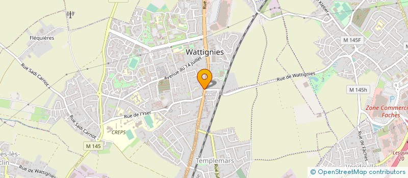 localisation de l'entreprise APPLICA BAT SARL  WATTIGNIES