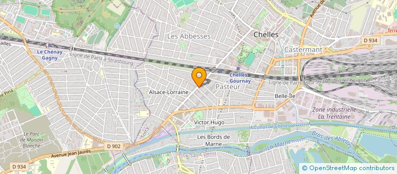 localisation de l'entreprise APPLICA CABLING SYSTEME ACS TELECOMMUNI  CHELLES