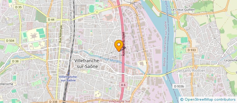 localisation de l'entreprise APPLICAT BUREAUTIQUE CONSEILS INFORMATIQ  VILLEFRANCHE-SUR-SAONE