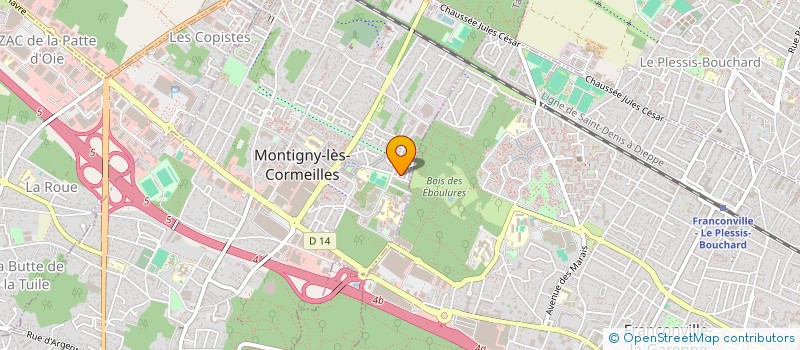 localisation de l'entreprise APPLICAT DOMESTIQUE INDUSTRIE CHIMIE à MONTIGNY-LES-CORMEILLES